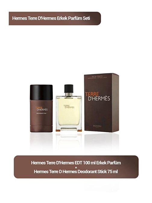 Hermes Terre D'Hermes EDT 100 ml Erkek Parfüm Seti