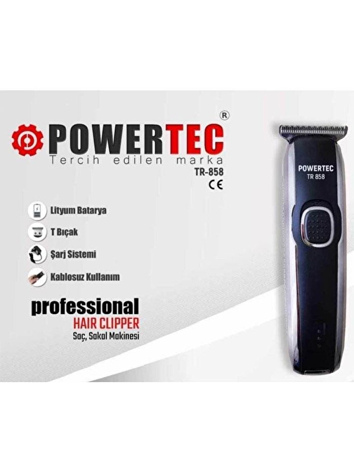 Powertec TR-858 Tıraş Makinesi