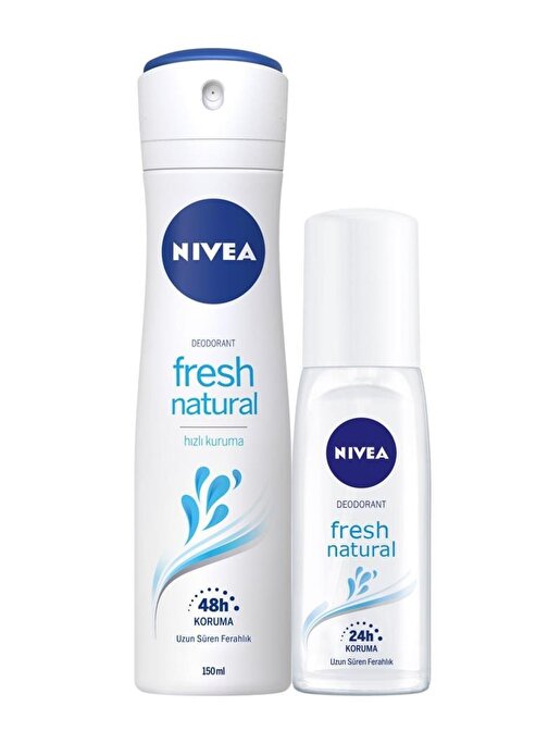 Nivea Pump Sprey Fresh Kadın + Nivea Kadın Sprey Deodorant 150 Ml