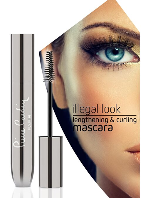 Pierre Cardin Illegal Look Kıvrım ve Extra Uzunluk Etkili Siyah Mascara