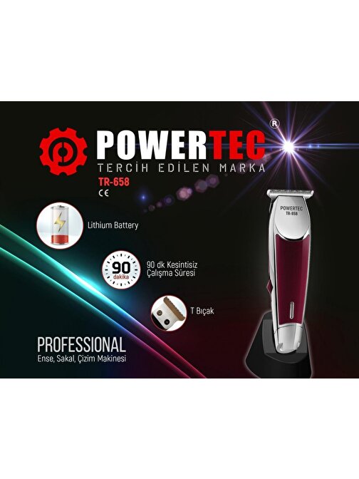 Powertec TR-658 Tıraş Makinesi