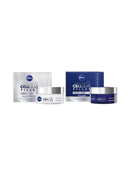 Hyaluron Cellular Filler Sıkılaştırıcı Gündüz Gece Krem Set