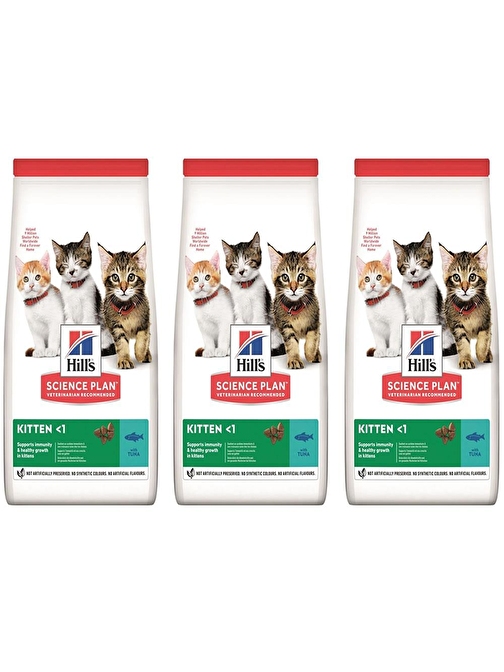 Hills Kitten Ton Balıklı Yavru Kedi Maması 1,5 Kg 3 Adet