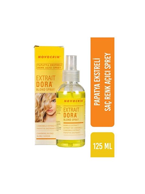Novocrin Extrait Dora Blond Spray Saç Renk Açıcı 125 ml