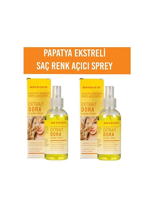 Novocrin Extrait Dora Saç Açıcı 125 ml 2 Adet Paket