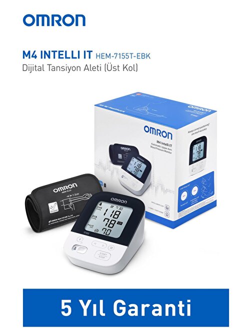 M4 Intelli IT,  2 Kullanıcılı, Akıllı Telefonlar ile Uyumlu Üst Koldan Ölçer Tansiyon Aleti