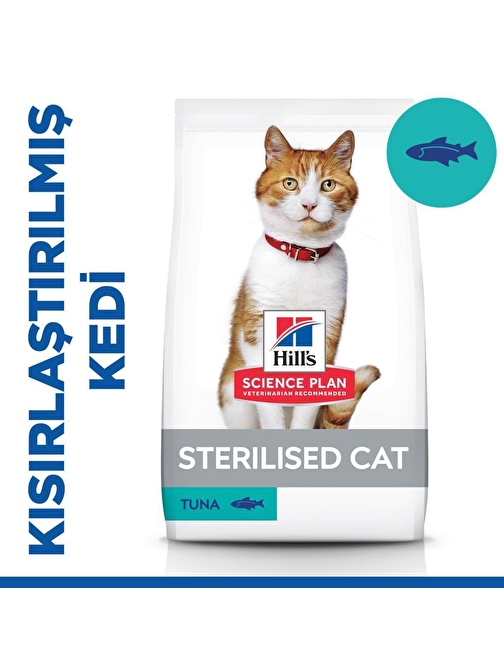 Hill's SCIENCE PLAN Ton Balıklı Kısırlaştırılmış Yetişkin Kedi Maması 1.5kg