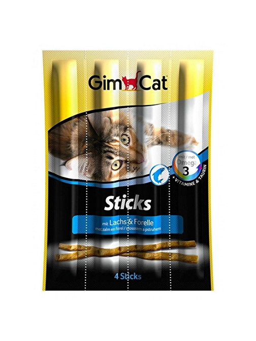 Gimcat Kedi Ödül Çubuğu Sticks Somon Morina 20gr