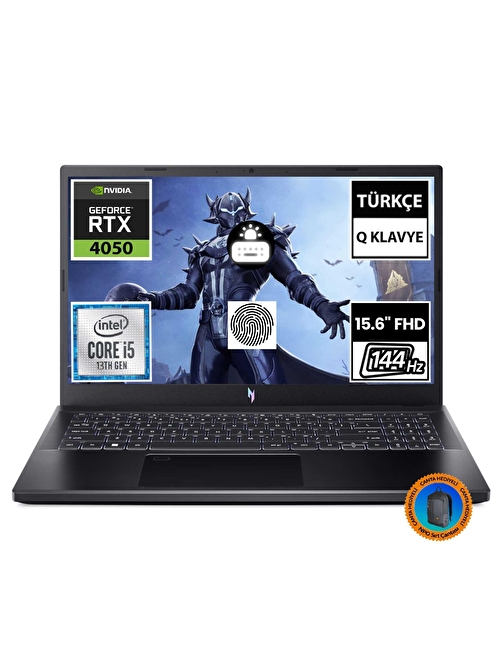 Acer Nitro V 15 ANV15-51-54UY NH.QNBEY.001A1 i5-13420H 8GB 1TBSSD RTX4050 15.6" FullHD FreeDOS Taşınabilir Bilgisayar-CNT002