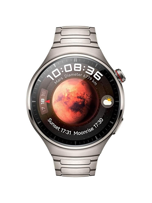 Global RW32 Watch 4 Pro Curved Amoled Ekran Android İos HarmonyOs Uyumlu Akıllı Saat Gümüş WNE0883