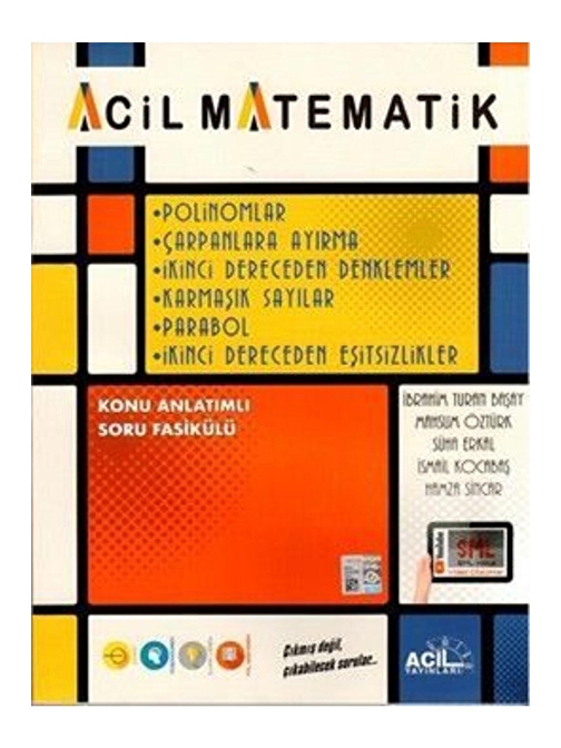 Acil Matematik Polinomlar Çarpanlara Ayırma 2. Dereceden Denklemler