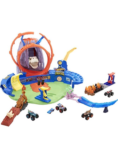 Hot Wheels Monster Trucks Volkanik Alanda Macera Oyun Seti GYL14