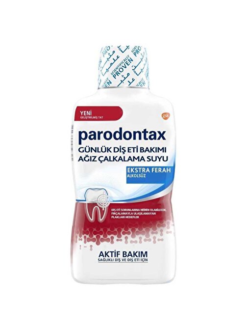 Parodontax Günlük Diş Eti Sağlığı Ağız Çalkalama Suyu Extra Ferah 500 Ml Yeni