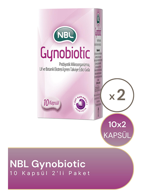 NBL Gynobiotic 10 Kapsül 2'li Paket