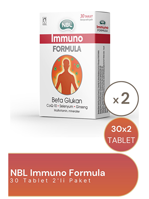 NBL Immuno Formula 30 Tablet 2'li Paket