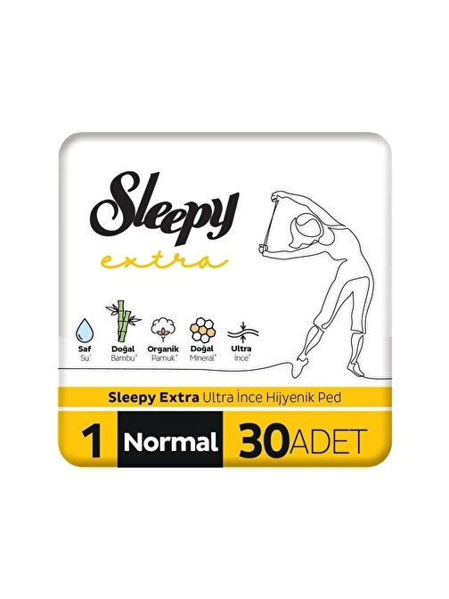 Sleepy Extra Ultra Ince Hijyenik Ped Normal 30 Adet Ped