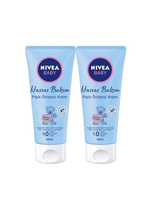 NIVEA BABY KREM PİŞİK ÖNLEYİCİ 100ML X2