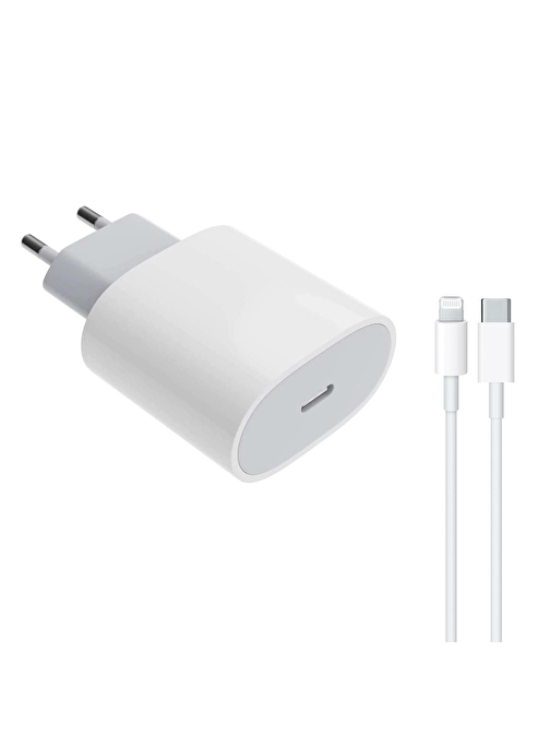 Winex İphone 7 PD20W Quick Charger Type-C to Lightning Kablolu Şarj Set