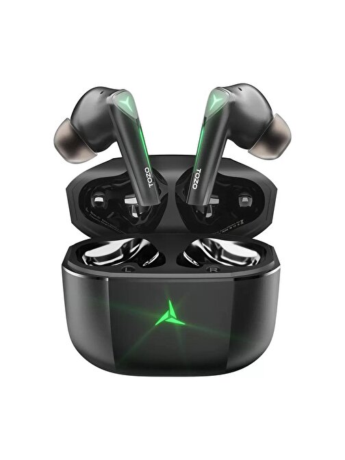Tozo G1S Gaming Pods ENC Gürültü Engelleme Bluetooth 5.3 TWS Kablosuz Oyuncu Kulaklık Siyah