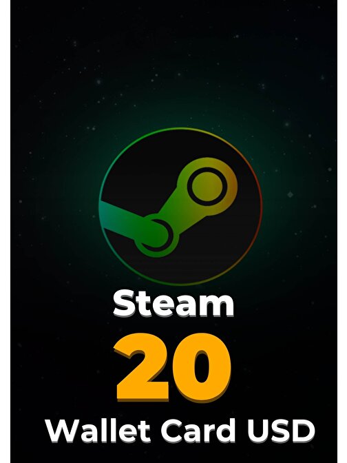 Steam 20 USD Steam Cüzdan Kodu