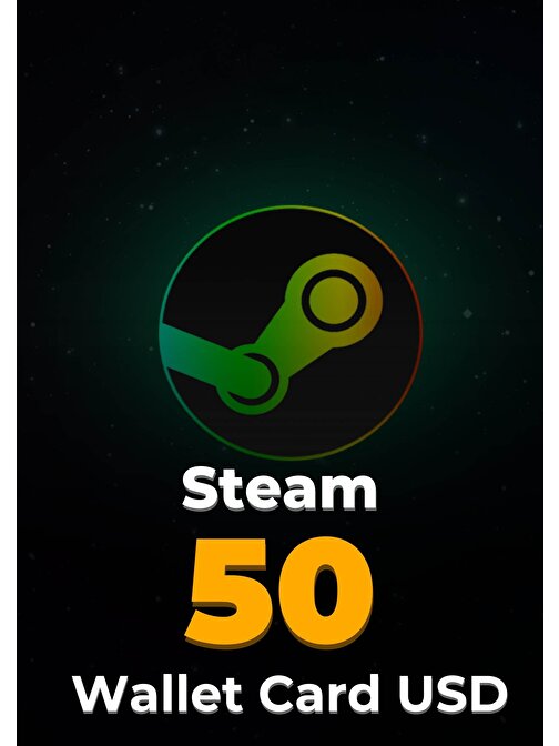 Steam 50 USD Steam Cüzdan Kodu
