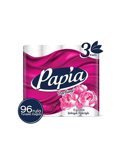 Parfümlü Egzotik Tuvalet Kağıdı 96 Rulo (32 RULO X 3 PAKET)