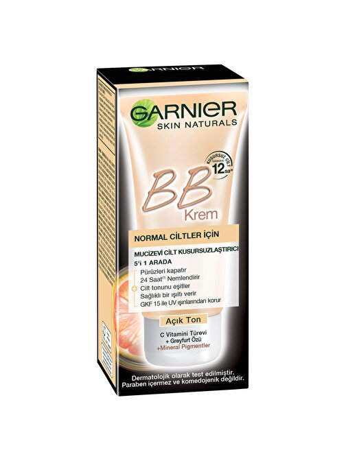 Garnier BB Krem Mucizevi Cilt Kusursuzlaştırıcı Açık Ton 40ML