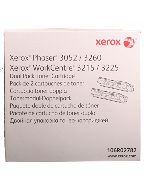 Xerox 106R02782 Phaser 3052-3260- WC 3215-3225 Dual Pack 6.000 Sayfa