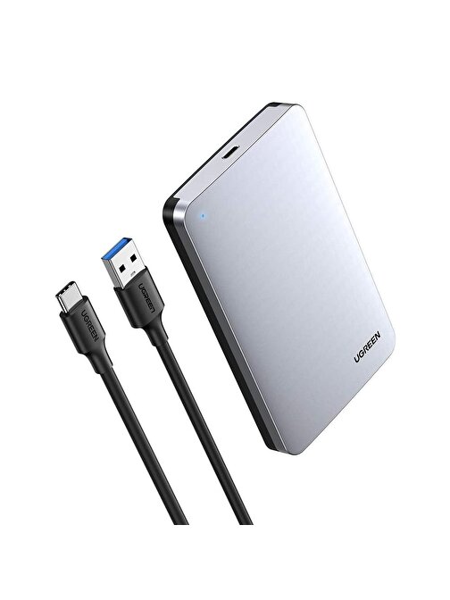 Ugreen USB Type-C 3.1 Gen2 2.5 Inch HDD SSD Alüminyum Harici Disk Kutusu