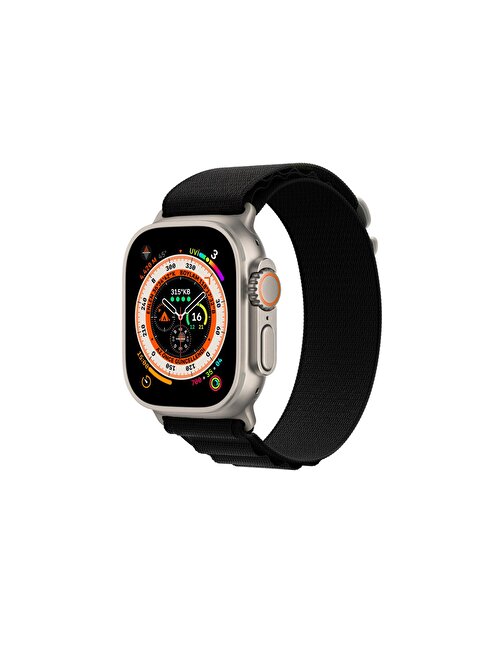Winex 2023 Watch 8 Ultra 7 Kordonlu Android İos HarmonyOs Uyumlu Akıllı Saat Siyah