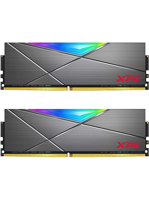 XPG Spectrix D50 32GB (16X2) RGB DDR4 3200Mhz CL16 1.35V AX4U320016G16A-DT50 Dual Kit Ram