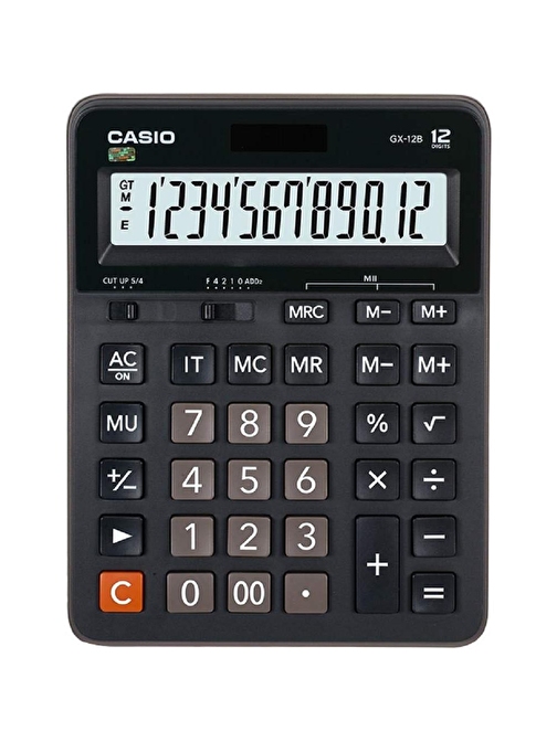 Casio GX-12B 12 Hane Masa Üstü Hesap Makinesi