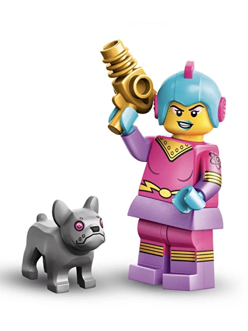 Lego Minifigür 71046 - Seri 26 -  4 Retro Space Heroine