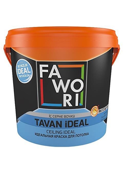 Fawori İdeal Tavan Boyası 17.5 Kg Beyaz