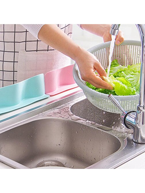 nefertiya Vantuzlu Kauçuk Sıvı Su Sızdırmaz İzalasyon Mutfak Banyo Duş Bariyeri Lavabo Kenar Tutucu Set