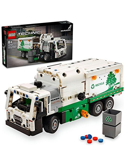 LEGO Technic 42167 Mack LR Electric Çöp Kamyonu (503 Parça)