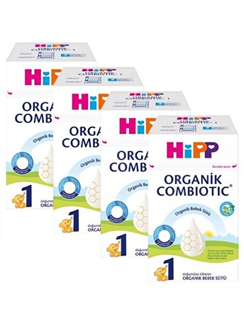 Hipp 1 Organik Bebek Sütü Combiotic 600 gr x 4 Adet
