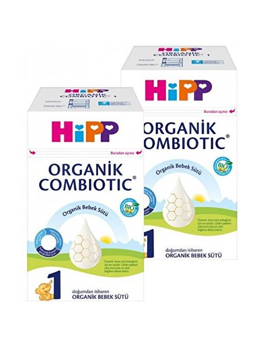 Hipp 1 Organik Bebek Sütü Combiotic 600 gr x 2 Adet
