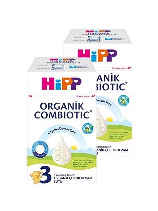 Hipp 3 Combiotic Organik Devam Sütü 600 gr x 2 Adet