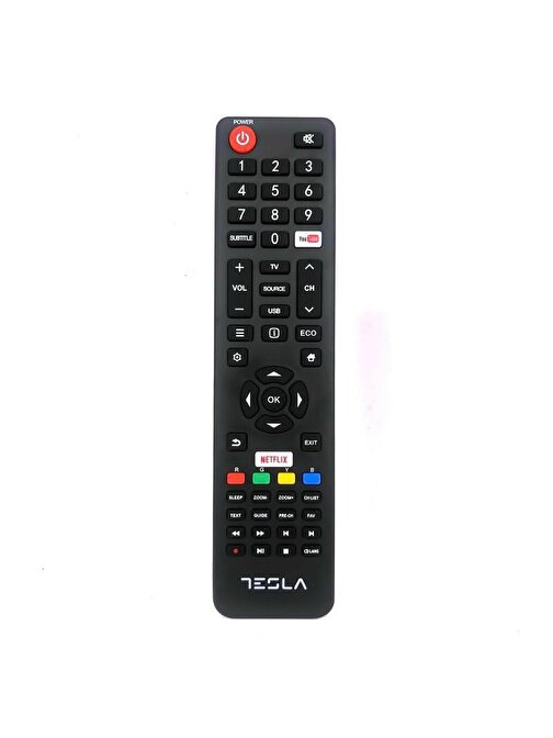 WEKO KL TESLA 06-532W54-TLA1XS YOUTUBE-NETFLIX TUŞLU LCD LED TV KUMANDA