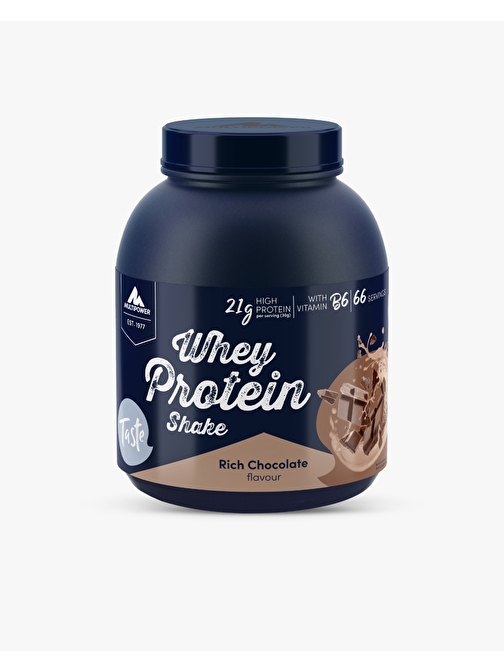 MULTİPOWER WHEY PROTEİN SHAKE 2000 GR - RICH CHOCOLATE