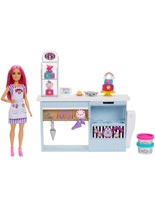 Barbie'nin Pasta Dükkanı Oyun Seti HGB73 