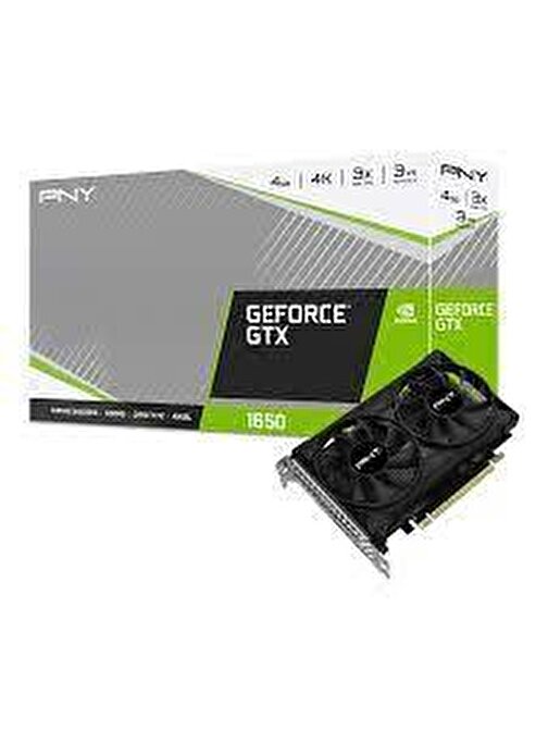 PNY GeForce GTX 1650 Dual Fan 4GB GDDR6 128 Bit Ekran Kartı