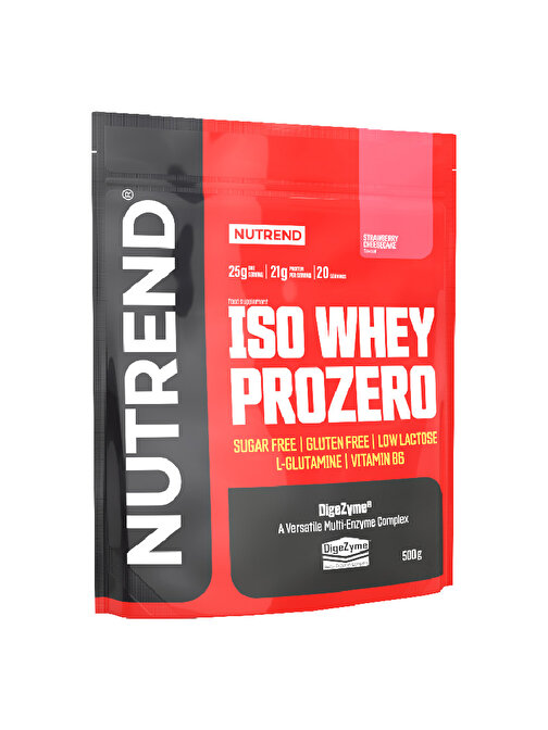 NUTREND ISO WHEY PROZERO 500 GR - STRAWBERRY CHEESECAKE