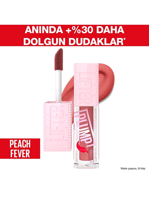 Maybelline New York Lifter Plump Dudak Parlatıcısı- 005 Peach Fever