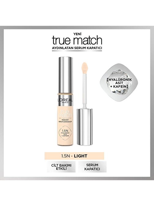 L'Oréal Paris True Match Aydınlatan Serum Kapatıcı - 1.5N