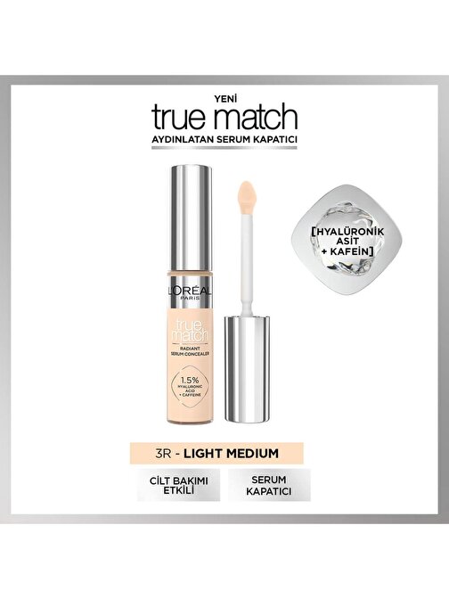 L'Oréal Paris True Match Aydınlatan Serum Kapatıcı - 3R