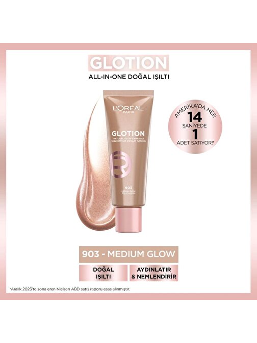 L'Oréal Paris Glotion All-In-One Doğal Işıltı 903 - Medium Glow