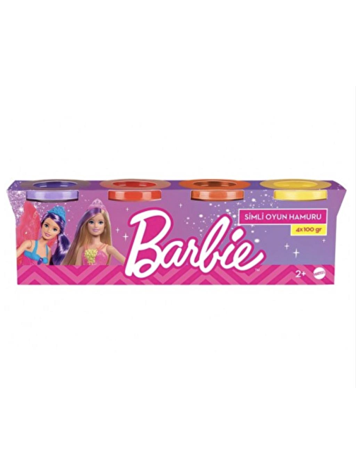 Barbie Simli 4'lü Oyun Hamuru HHJ32 