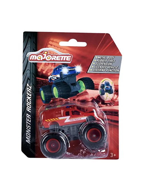 Majorette Monster Rockerz Metal Diecast Fire Rescue 212057255
